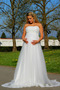 Brautkleid Trägerlos Ärmellos Empire Taille Sweep Zug Drapierung - Seite 4