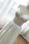 Brautkleid A-Linie Rücken Schnürung Natürliche Taille Drapierung - Seite 4
