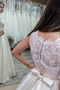 Brautkleid Outdoor A-Linie Elegant Drapierung Natürliche Taille - Seite 4