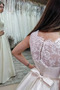 Brautkleid Outdoor A-Linie Elegant Drapierung Natürliche Taille - Seite 4