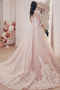 Brautkleid Formell Rücken Schnürung Frühling Juwel Spitze Empire - Seite 5