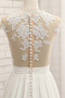 Sweep Zug Elegant Spitzen-Overlay Frühling Juwel Outdoor Brautkleid - Seite 7