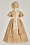 Taufe Kleid Juwel Natürliche Taille Winter Lange A-Linie Puffärmel - Seite 2