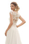 Brautkleid Chiffon Ärmellos Strand Natürliche Taille Sommer V-Ausschnitt - Seite 4
