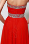Luxus Rückenfrei Ärmellos A-Linie Sommer Chiffon Abendkleid - Seite 5
