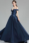 Mittelgröße Gerüscht Satin Natürliche Taille Formell Ballkleid - Seite 2