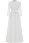 Blumenmädchenkleid A-Linie Sweep Zug Elegant Mittelgröße Juwel Frühling - Seite 5