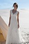 Empire Taille A-Linie Spitze Lange Spitze Strand Brautkleid - Seite 1