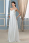 Herz-Ausschnitt Bodenlang Chiffon Rückenfrei Sommer Brautkleid - Seite 2