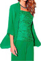 sieben Ärmellänge Hoch Überdachte Herbst 2 Stück Natürliche Taille Hosenanzug Kleid - Seite 7