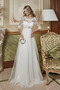 Durchsichtige Ärmel Luxus Tüll Perlengürtel Frühling Brautkleid - Seite 2