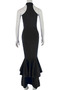 Abendkleid Herbst Juwel Elegant Reißverschluss Bodenlang Natürliche Taille - Seite 8