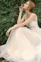 Brautkleid A-Linie Natürliche Taille Elegant Ärmellos Tüll Lange - Seite 6