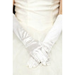 Volle finger Schwarz Lange Geeignete Elastischer Satin Warm Hochzeit Handschuhe