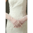 Sexy Transluzent Herbst Volle finger Lange Schatten Hochzeit Handschuhe