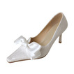 Spitze einzelne Schuhe weiße Spitze Brautjungfernschuhe Hochzeit Brautschuhe