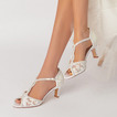Abendschuhe Strass Hochzeit Schuhe sexy Fisch Mund High Heel Hochzeit Schuhe Stiletto Sandalen