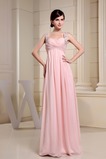 Chiffon Empire Taille Breiten Tragegurten Elegant Empire Abendkleid