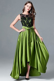 Natürliche Taille Spitzen-Overlay Reißverschluss Winter Vintage Ballkleid