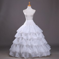 Breite Modisch Zwei bündel Polyester Taft Flouncing Hochzeit Petticoat