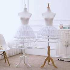 Käfigrock für Frauen, Chiffon-Petticoat, Pannier-Petticoat, kurzes Lolita-Kleid Petticoat Ballet 60CM