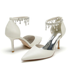 Hochzeit Damenschuhe Kristall Pailletten Brautschuhe Hochzeit High Heels