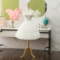 Lolita-Spitzenpetticoat, kurzer Bouffant, Lolita-Petticoat, Vogelkäfigrock 55CM