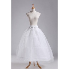 Jahrgang Standard Drei Felgen Zwei bündel Perimeter Hochzeit Petticoat