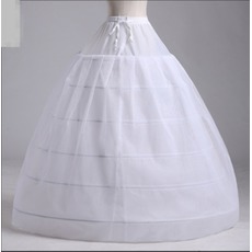 Einstellbar Starkes Netz Sechs Felgen Neuer Stil Zwei bündel Hochzeit Petticoat