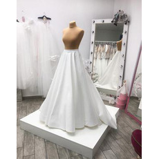 Hochzeit einfacher Überrock Satin-Brautrock Maxi-Hochzeitsrock Hochzeitsrock trennt sich