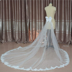 Hochzeitskleid mit abnehmbarer Schleppe Spitze Abnehmbarer Tüllrock Hochzeitsaccessoire Petticoat