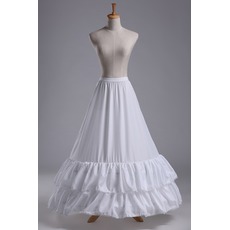 Meerjungfrau Spitzenbesatz Zwei Felgen Modisch Polyester Taft Hochzeit Petticoat