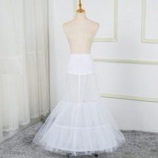 Kleiner Fishtail-Petticoat mit zwei Kreisen in der Taille aus Lycra-Petticoat-Hochzeitskleid-Petticoat