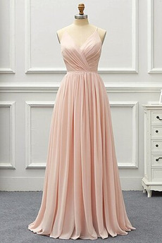 Abendkleid Reißverschluss Chiffon Drapierung Ärmellos Natürliche Taille