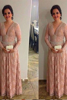 Brautmutterkleid Jahr 2019 Spitzen-Overlay Halbe Ärmel Natürliche Taille