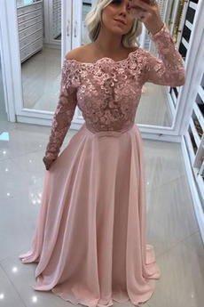 Ballkleid Sexy A-Linie Birneförmig Spitzen-Overlay Natürliche Taille