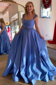 Abendkleid Reißverschluss Frühling Natürliche Taille Ärmellos