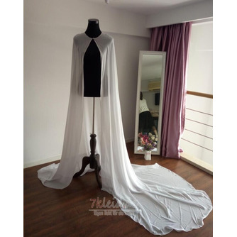 Chiffon langen Schal einfache elegante Hochzeitsjacke 2 Meter lang - Seite 3