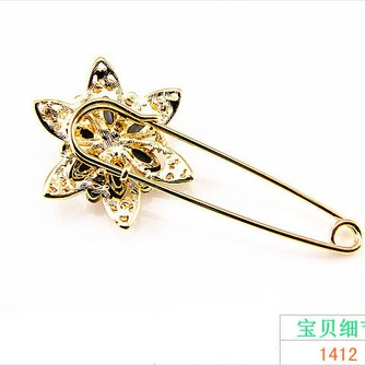 Corsage Mode Crystal Alloy Frauen Intarsien Diamant Brosche - Seite 3