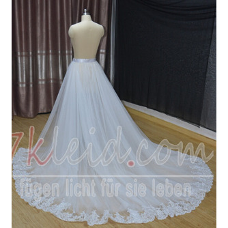 Abnehmbarer Hochzeitskleid-Tüllrock Abnehmbare Accessoires des Brautrocks in benutzerdefinierter Größe - Seite 3