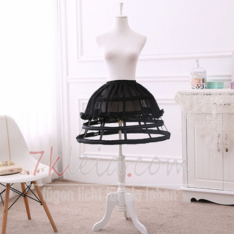 Lolita Fishbone Hollow Bird Cage Rock, Chiffon Unterrock, Short Bouffant, Lolita Hoop, Petticoat, - Seite 3