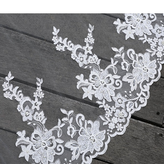 Lace Schleier Hochzeit Prinzessin Schleier Braut Brautschleier 400CM - Seite 3