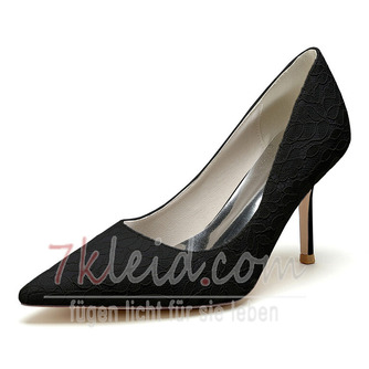 Spitze einzelne Schuhe weiße Spitze Brautjungfernschuhe Hochzeit Brautschuhe - Seite 7