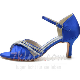 Satin Schmetterling Hochzeitsschuhe Seite hohl Stiletto High Heels grüne Brautjungfer Schuhe - Seite 5