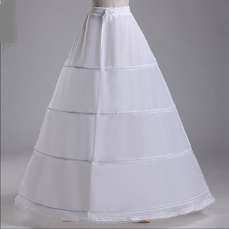 Polyester Taft Zwei bündel Taille Vier Felgen Standard Hochzeit Petticoat - Seite 2
