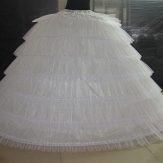 Taille Jahrgang Flouncing Sechs Felgen Volles Kleid Hochzeit Petticoat - Seite 1