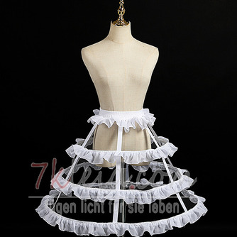 Lolita-Vogelkäfig-Petticoat, verstellbarer Volant-Petticoat, Länge 55 cm - Seite 4
