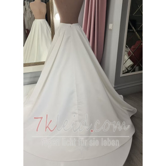 Hochzeit einfacher Überrock Satin-Brautrock Maxi-Hochzeitsrock Hochzeitsrock trennt sich - Seite 3