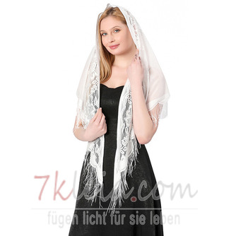 Spitze Dreieckstuch Schal Braut Hochzeitskleid Schal Dreieckstuch - Seite 5