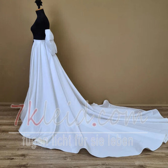 Abnehmbare Schleife aus Satin für Hochzeitskleid Rock Abnehmbarer Schleifenzug mit Brautzug - Seite 2